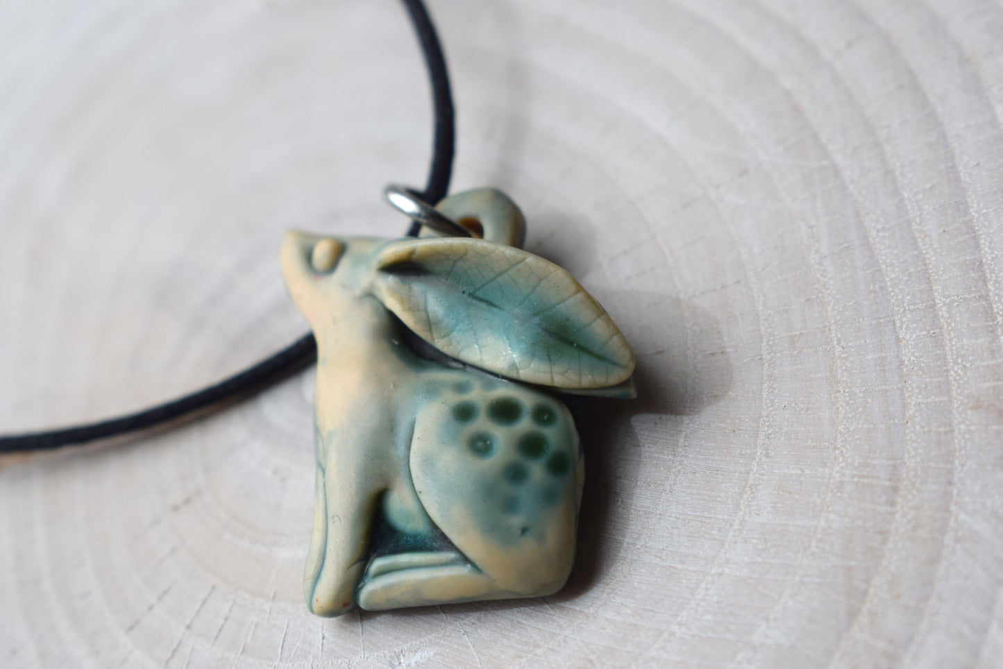 Little bunny Polymer Clay Pendant