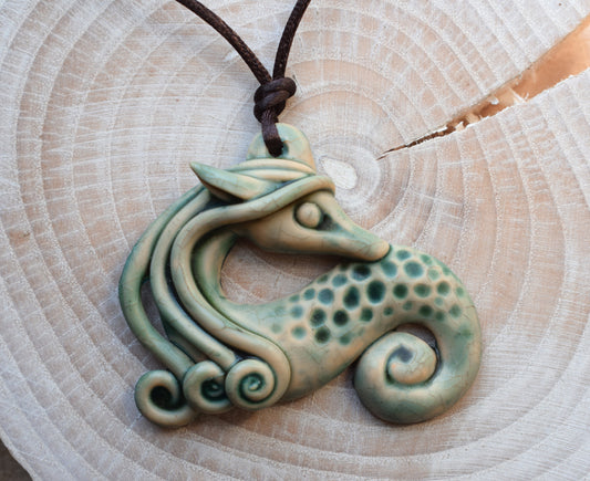 Kelpie 3 (polymer clay)